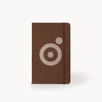 Coffee Grounds Notebook – Recycled Coffee Grounds Cover with Dot Grid Pages