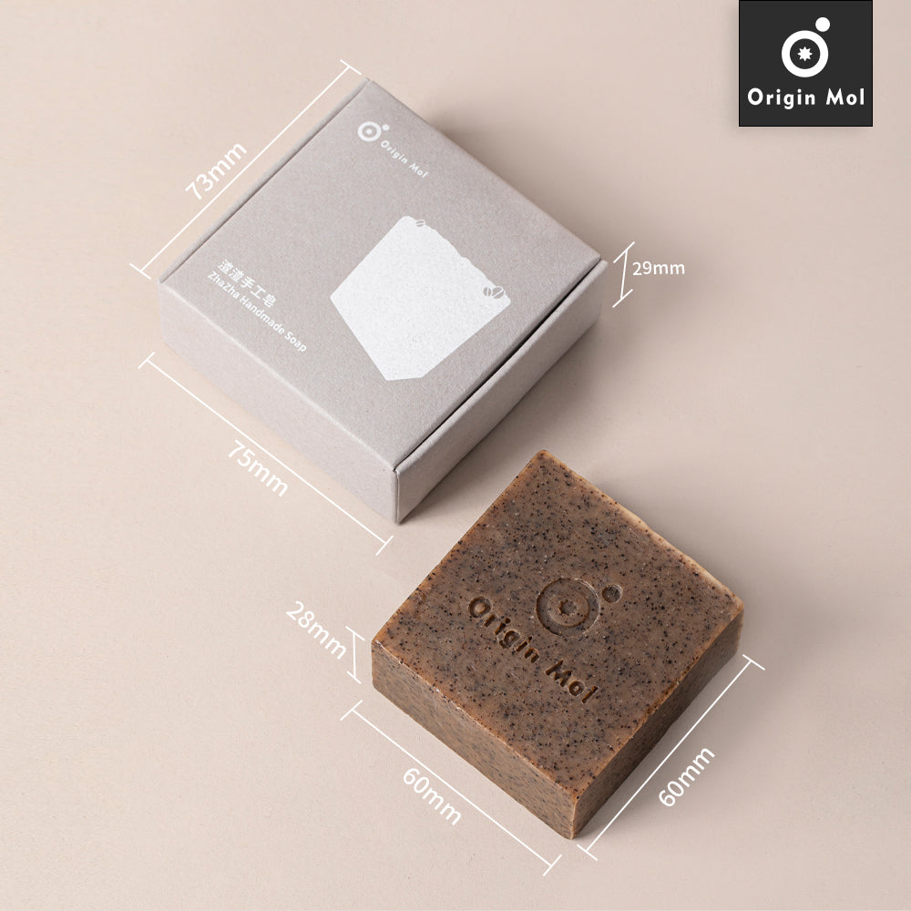 Coffee Grounds Handmade Soap – Refreshing Body & Face Bar for Daily Care
