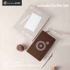Eco Recycled Writing Set – Coffee Grounds & Shell Pen Notebook Set