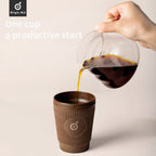 Vigor Coffee Cup – Lightweight Travel Cup with Coffee Grounds Material