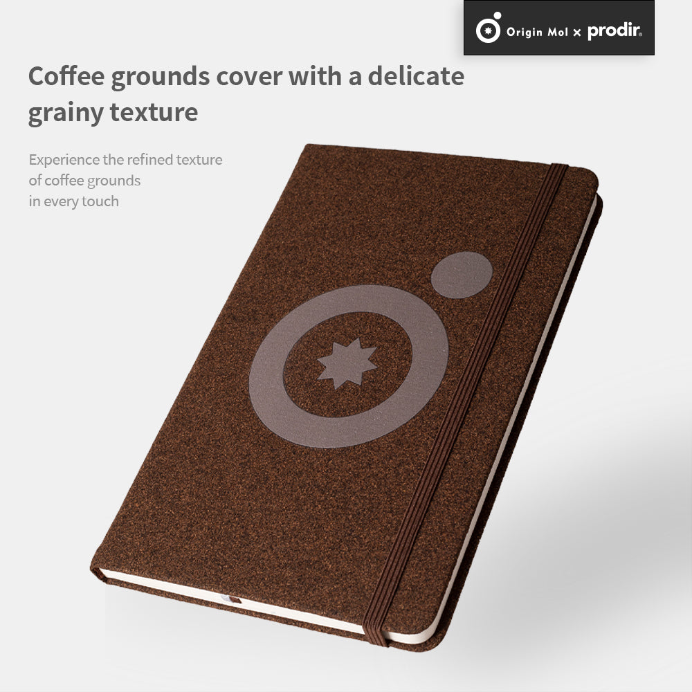Eco Recycled Writing Set – Coffee Grounds & Shell Pen Notebook Set
