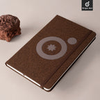 Coffee Grounds Notebook – Recycled Coffee Grounds Cover with Dot Grid Pages