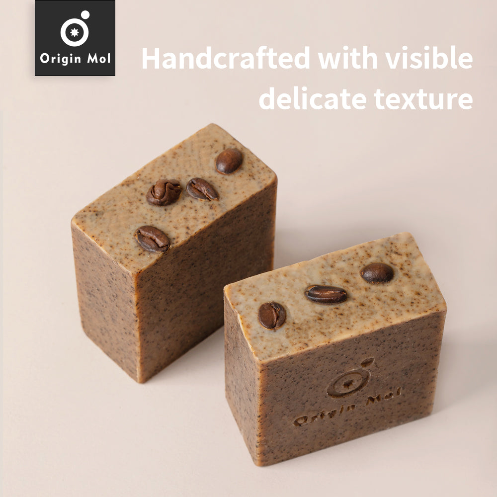 Coffee Grounds Handmade Soap – Refreshing Body & Face Bar for Daily Care