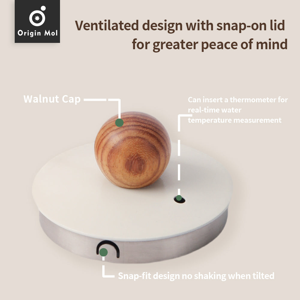 Little white water hand pot – Comfortable Grip, Professional Pour