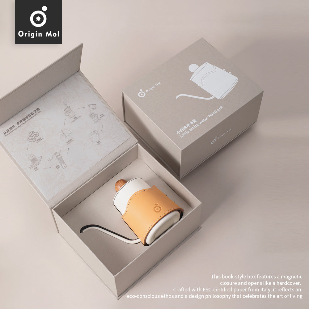 Little white water hand pot – Comfortable Grip, Professional Pour