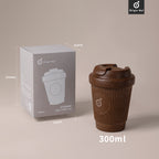 Vigor Coffee Cup – Lightweight Travel Cup with Coffee Grounds Material